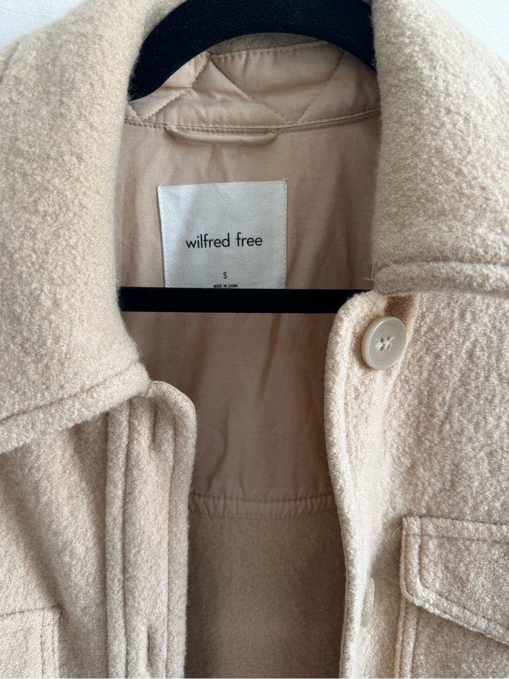 Wilfred Camel Shacket Jacket - Picture 2 of 5